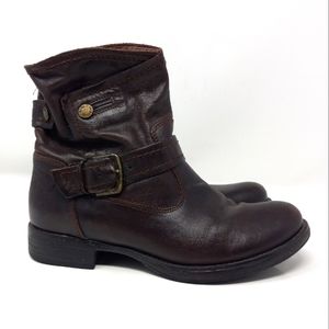 Nero Giardini Ladies' Shoes Size 6 Brown  Ankle Boots Smooth Leather Buckle